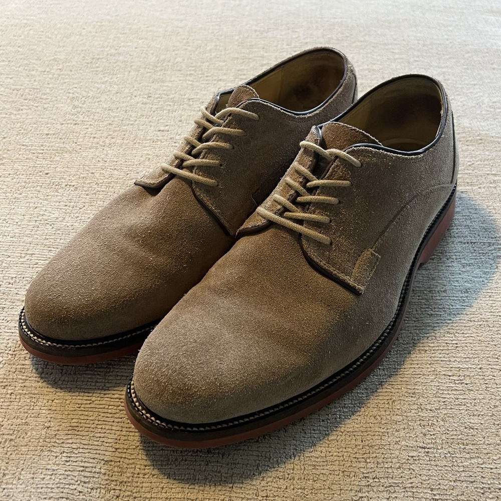 1901 Nordstrom Men's Brown Suede Leather Shoes Loafers Size 9.5 M